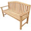 Cato Solid Teak Wood Outdoor Garden Bench-1649987430