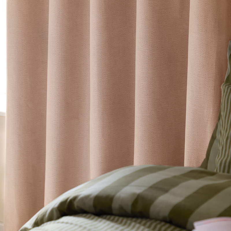 The Ultimate Blackout Blackout Curtain Panel Pair, Pink, 229cm Width x 137cm Drop