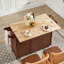 Chariot de cuisine avec armoire de rangement et support de tour-101185189