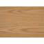 Ensemble de 2 chaises d'appoint au fini chêne naturel, courbée chic, salle à manger en bois durable de 2, conception élégante