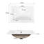 Meuble-lavabo 24 po avec lavabo intégré en céramique, meuble-lavabo simple avec 2 portes et meuble-lavabo simple pour petite et moyenne salle de bain-785496295
