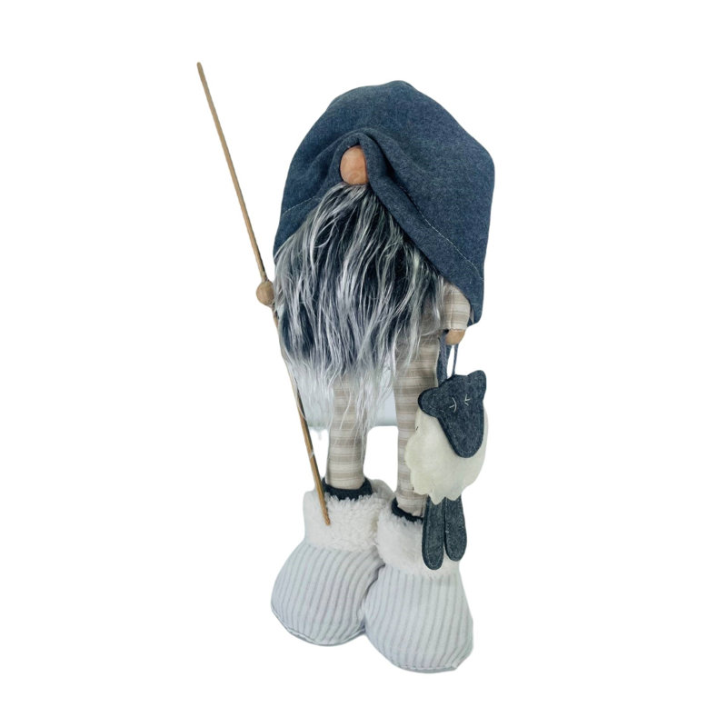 Gnome berger avec ses moutons