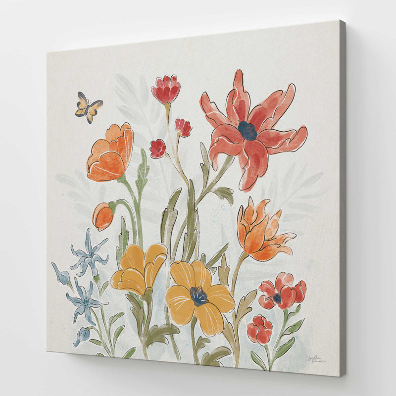 Impression sur toile 54 "x 54" Garden Melody in Bloom IV, H 48 po x l 48 po