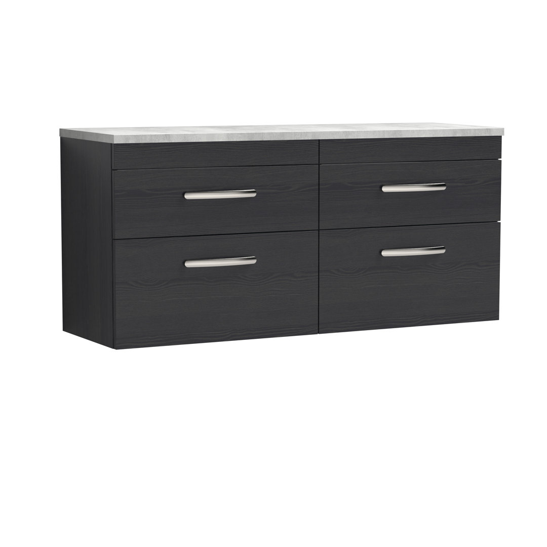 Athena 119.99cm Double Bathroom Vanity Base Only