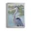 «Blue Heron Portrait I», toile encadrée de qualité supérieure - prête à être accrochée-1285845121-1215326407