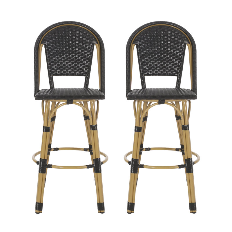 Tabouret de bar Eloisa, Noir, 2