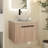 Florissa 23.62 " W Wall Mounted Wall Mounted 1 Single Vanity Bathroom Vanity With Ceramic Top