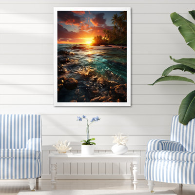" Beach Photo Sunset Serenade VIII "