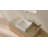 Badeloft 18.8" x 18.8" Square Stone Resin Vessel Bathroom Sink WB-05-S-M in Matte White-35943823