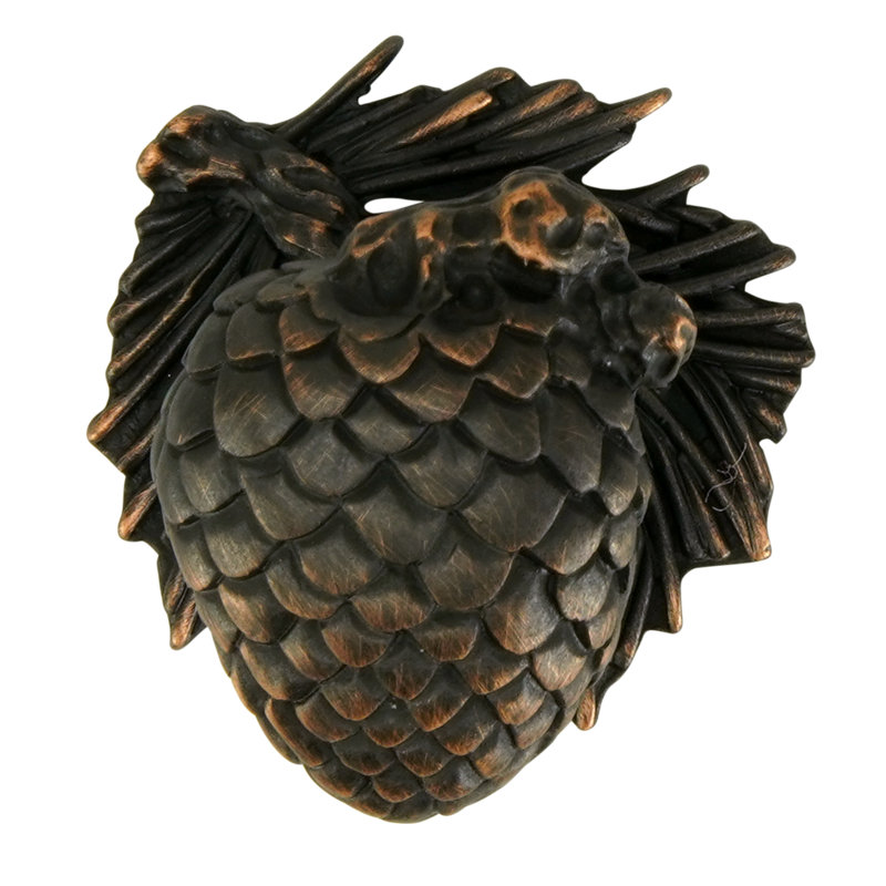 ARTS & CRAFT PINECONE KNOB, Bronze
