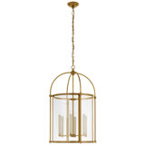 Chapman & Myers Riverside Medium Round Lantern