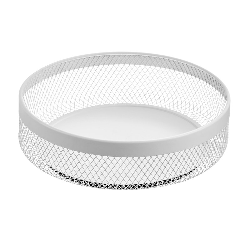 Coussin 11,5 "Meshi, Blanc mat