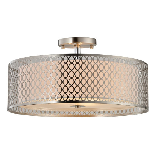 Brayden Studio® Ferrigno Semi Flush Mount & Reviews | Wayfair