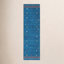 Danette Blue Southwestern Hand-Loomed Wool Rug