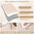 8 x 10 ft Light Taupe Rectangular Polyester Bedroom Living Room Dining Room Nursery Room Solid Indoor Modern Non Slip Machine Washable Area Rug-850232968-850233011