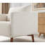 Chaise avec accoudoirs rembourrés 37 po 37 po, ensemble de 2-114792306