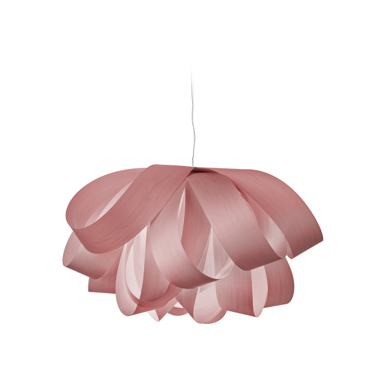 Agatha 1 - Light Pendant, Pale Rose, E26 Base, 14.6" H x 30" W x 30.7" D