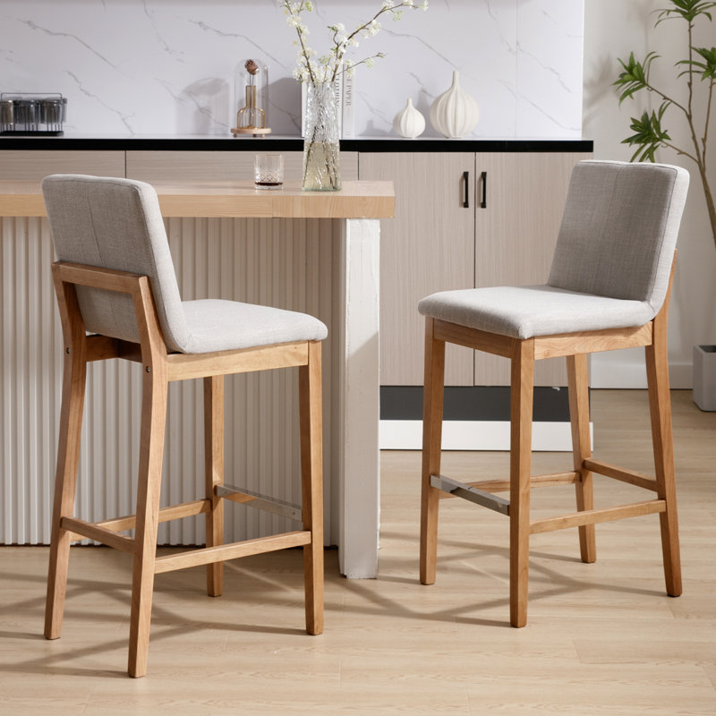 Braschi 30'' Stool, Gray