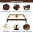 King Size Platform Bed With Upholstered High Headboard