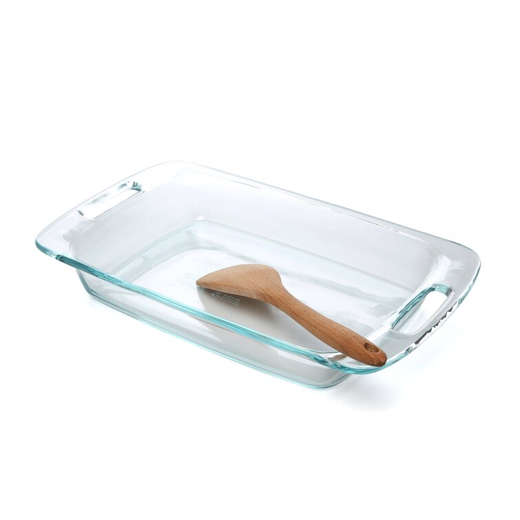 3 Quart Rectangle Glass Baking Dish with Lid