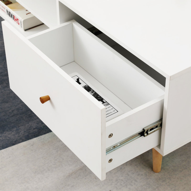 2 DRAWERS COFFEE  TABLE-1130