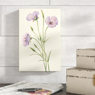 Delicate Wildflowers VI - Painting on Canvas