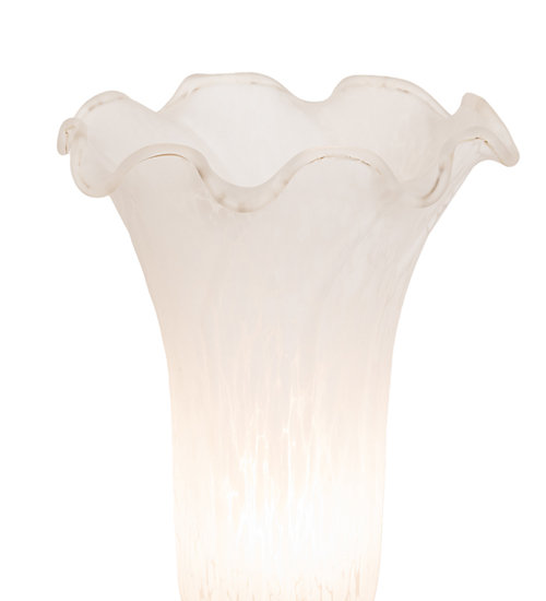 Meyda Tiffany & Stained Glass Table Lamp, White