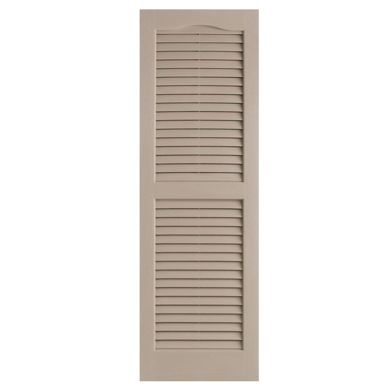 Volet cathédrale à persiennes standard, 39 po, Grès, 14.5"