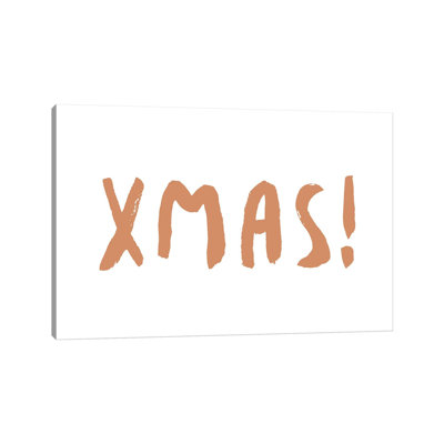 Xmas! 1 Piece Wrapped Canvas Wall Art