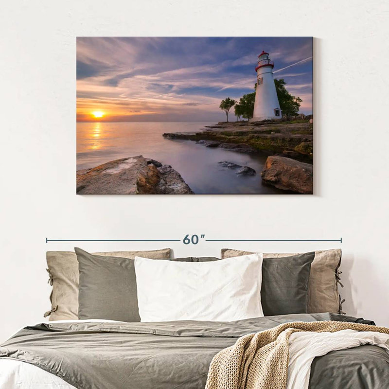 Photographie du phare de Marblehead par Aletra, H 32 po x l 48 po