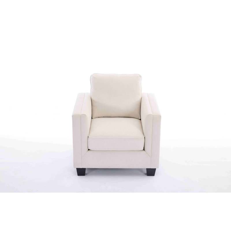 Fauteuil de 35,6 po de largeur, Beige
