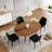 Walnut Oval Extendable Dining Table