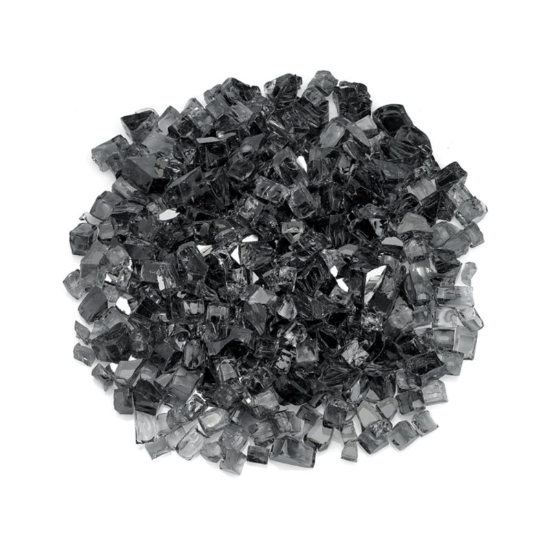 10 lb Verre de feu réfléchissant, Gris