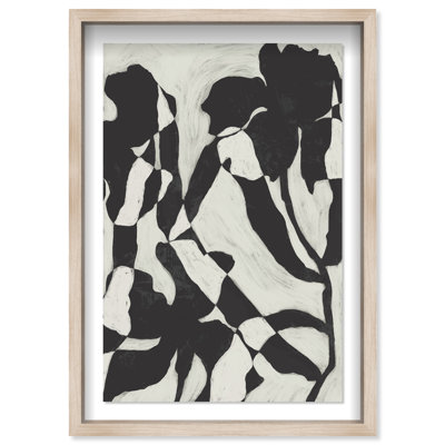 Floral Contrast Print by Oliver Gal