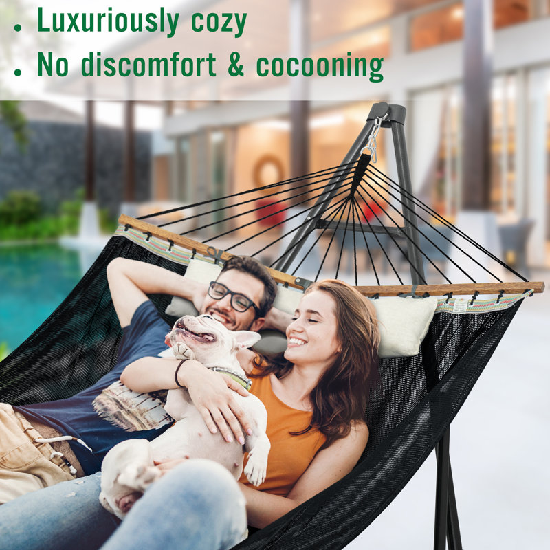 Hamac pour 2 personnes Arlmont & Co. Unity, Noir
