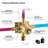 Circular Complete Shower System with Rough in-Valve-86464544