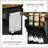 47'' Kitchen Island with Microwave Shelf, Power Outlet and Drop Leaf Rolling Kitchen Cart with Drawer and Wine Rack-1936535608