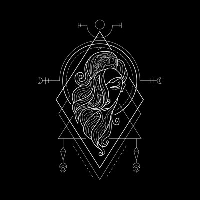 Zodiac Virgo - Wrapped Canvas Print