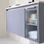 Meuble-lavabo mural l 40 po x H 20 po avec comptoir en quartz blanc, lavabo, tiroir et armoire Gesinus-263893197