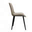 Chaise en polyuréthane avec pieds en métal