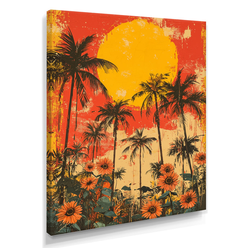 Cianfero - impressions murales florales, H 32 po x l 16 po, Toile tendue, Ne s’applique pas