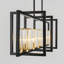 Luminaire suspendu en cristal pour îlot de cuisine 6 lumières Taevion