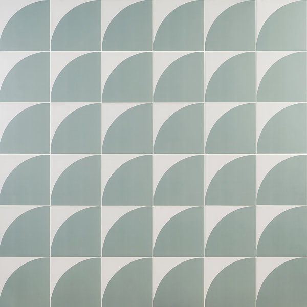 Stacy Garcia Victoria 8" x 8" Porcelain Encaustic Patterned Look Wall & Floor Tile