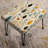 Earthy Elegance Boho Pattern IV - Floral Rectangle Ottoman