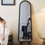 Miroir ovale pleine grandeur de style médiéval