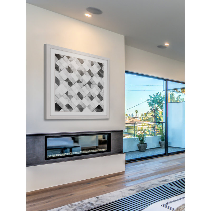 Single Picture Frame Print, 41 cm H x 41 cm W, White