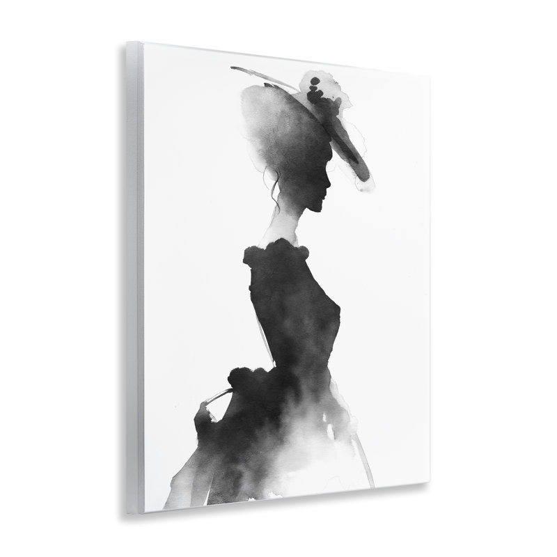 Plaque murale Allure Of Fashion Silhouette, design par Svetlana Aleynikova