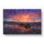 Purple Beach Sunset - Wrapped Canvas Painting-64020802