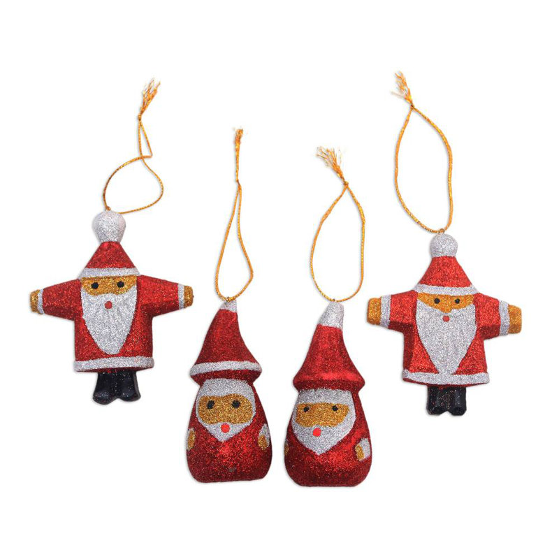 3.9'' Wood Hanging Figurine Ornament
