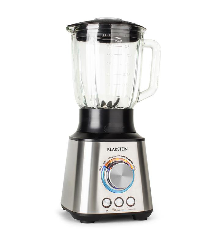 Klarstein Herakles 3 Speed 1500ml Countertop Blender, Silver